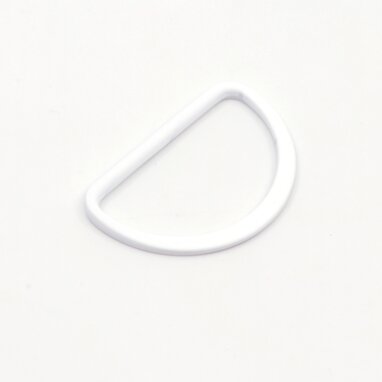 D-Ring Weiß 40mm