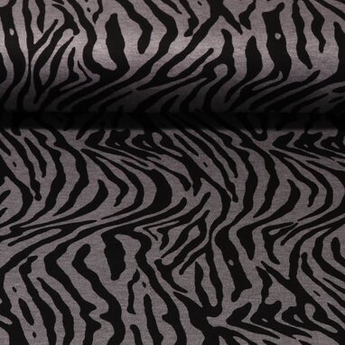 Romanit Jersey Zebra Schwarz Anthrazit