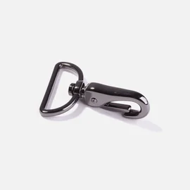 Taschenkarabiner 40 mm Gunmetall