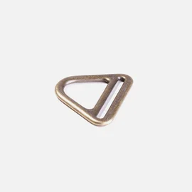D-Ring mit Steg 40 mm Messing
