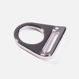 O Ring mit Steg 25 mm Silber