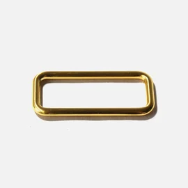 Vierkantring 25 mm Gold