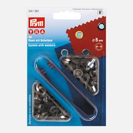 PRYM Oesen 5 mm Werkzeug messing