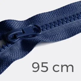 Jacken Reissverschluss teilbar 95 cm marine