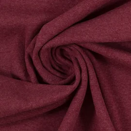 Buendchenstoff melange uni bordeaux 1937 Swafing