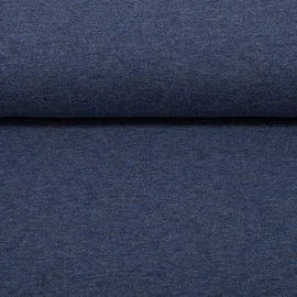 Swafing Sweatstoff Melange dunkelblau 1597 Eike