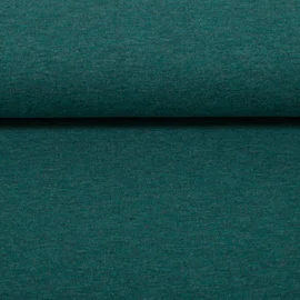 Sweatstoff Swafing Eike - Melange Dunkelgrün