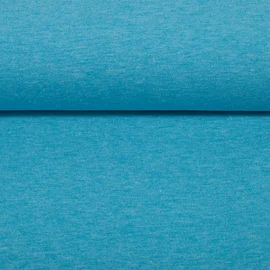 Sweatstoff Swafing Eike - Melange Türkis