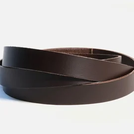 Taschenriemen Leder Gurt Riemen Tasche dunkelbraun