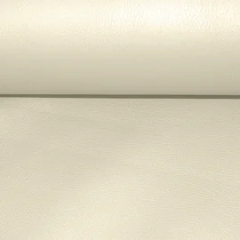 Kunstleder ecru glaenzend