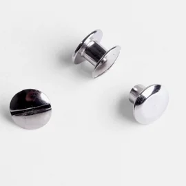Buchschrauben, Silber, Taschenzubehör