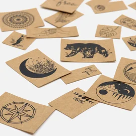 SnapPap Label Bogen Boho