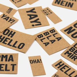 SnapPap Label Bogen Statement