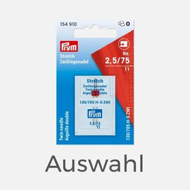 PRYM Nähmaschinennadel Zwillingsnadel Stretch 75 Auswahl