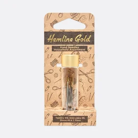 Handnähnadeln goldenes Öhr 10 Stück