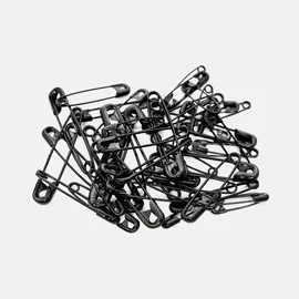 Sicherheitsnadeln schwarz 50 Stück DIY