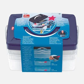 PRYM Click Box zum Ordnen und Aufbewahren von Nähutensilien