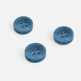 Knopf Perlmutt-Optik Petrol