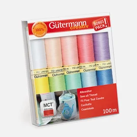 Nähfaden-Set Allesnäher Pastell 10x100m