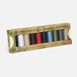 Gütermann Nähfaden-Set Allesnäher rPET Neutral 10x100m 