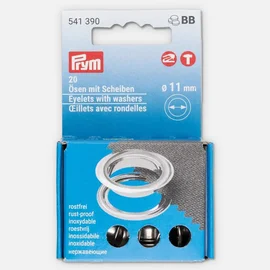 PRYM Vario Creative Tool Ösen mit Scheiben 11mm silber
