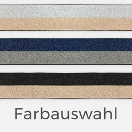 Gummiband Lurex 40mm Meterware