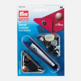 Anorak Druckknöpfe Altkupfer 15mm