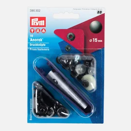 Anorak Druckknöpfe Brüniert 15mm