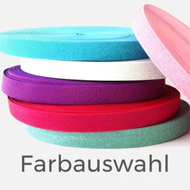 Gummiband Glitzer 25mm Meterware