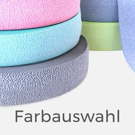 Gummiband Meliert 40mm Meterware