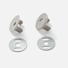 Prym Magnetverschluss 19 mm Silberfarbig