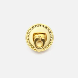 Taschenverschluss Flip-Lock Gold