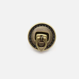 Taschenverschluss Flip-Lock Messing