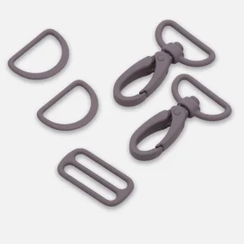 Taschenzubehör Set Dunkelgrau D306 25 mm