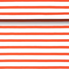 Bio-Jersey "Ice Cream Stripes" Peach Orange