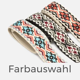 Gurtband Ethno, 48mm, Meterware