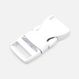 Steckschnalle Weiß B3 25mm