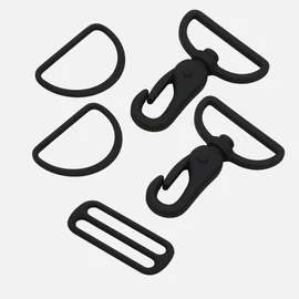 Taschenzubehör-Set Schwarz B5 40mm