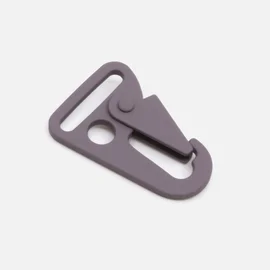 Taschenkarabiner "Hook" Dunkelgrau 25mm