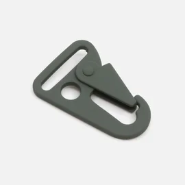 Taschenkarabiner "Hook" Dunkelgrün 25mm