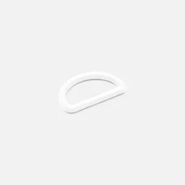 D-Ring Kunststoff 25mm weiss