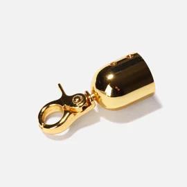 Quasten Endkappe gold