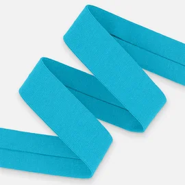 Schrägband Jersey 20mm Türkis Meterware 