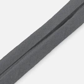 PRYM Schrägband Baumwolle 20mm 3,5m Grau