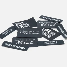 Webetiketten, 10er-Set "Bags"