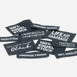 Webetiketten, 10er-Set "Handmade"