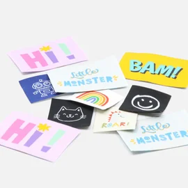 Webetiketten, 10er-Set, Kids