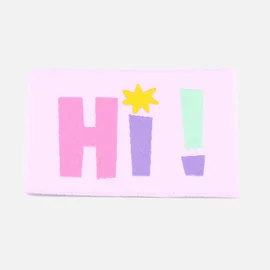 Webetikett "Hi!", 57x38 mm, 1 Stück