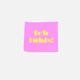 Webetikett "Ich fühls!", 30x30 mm, 1 Stück