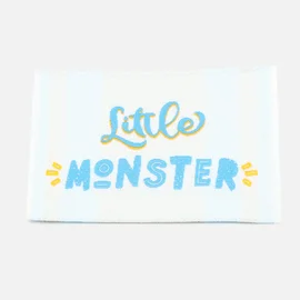 Webetikett "Little Monster", 57x38 mm, 1 Stück